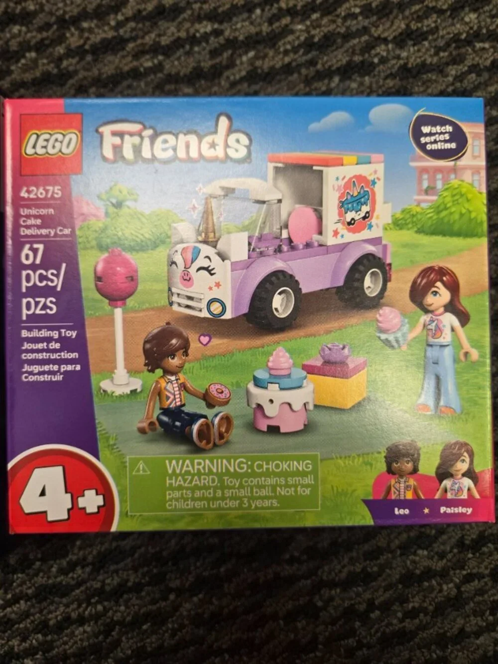 LEGO Set 76171 Miles Morales Mech + 42675 Friends Unicorn Cake
